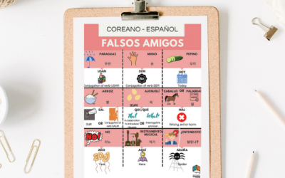 FALSOS AMIGOS: coreano-español