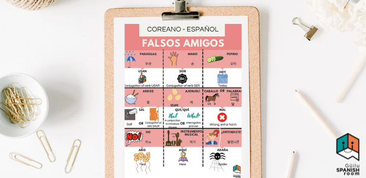 FALSOS AMIGOS: coreano-español